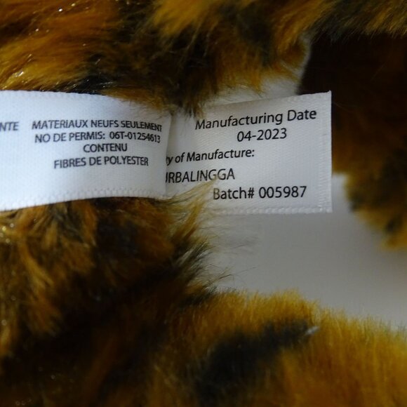 The Petting Zoo Tiger Plush Hand Puppet Recycled Materials 15 inch Ages 3 & Up N - Picture 12 of 14